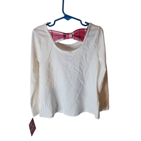 Cynthia Rowley Cinch Back Holiday Gown Long Sleeve Tee, NWT, Girls S - Picture 3 of 6